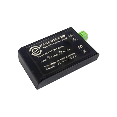 فرستنده هوشمند زاگرس الکترونیک مدل 10 کاربره کد ZE-SWTC10-433M01