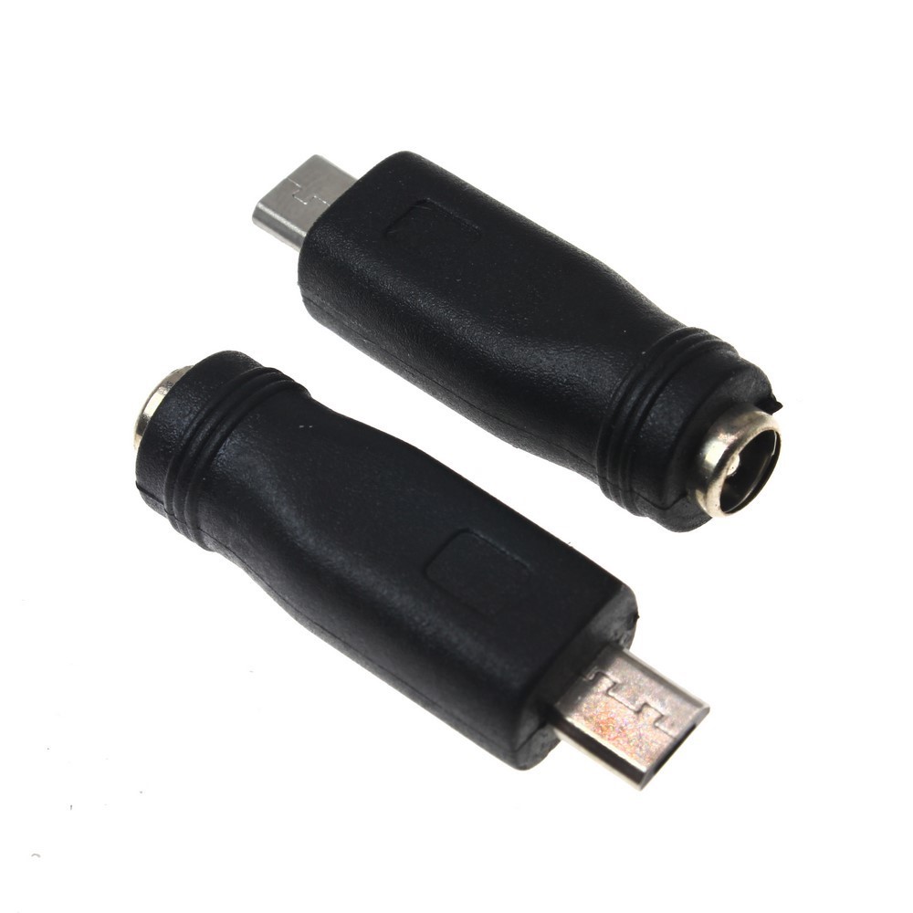 5.5 FEMALE TO MICRO USB MALE POWER PLUG ADAPTER