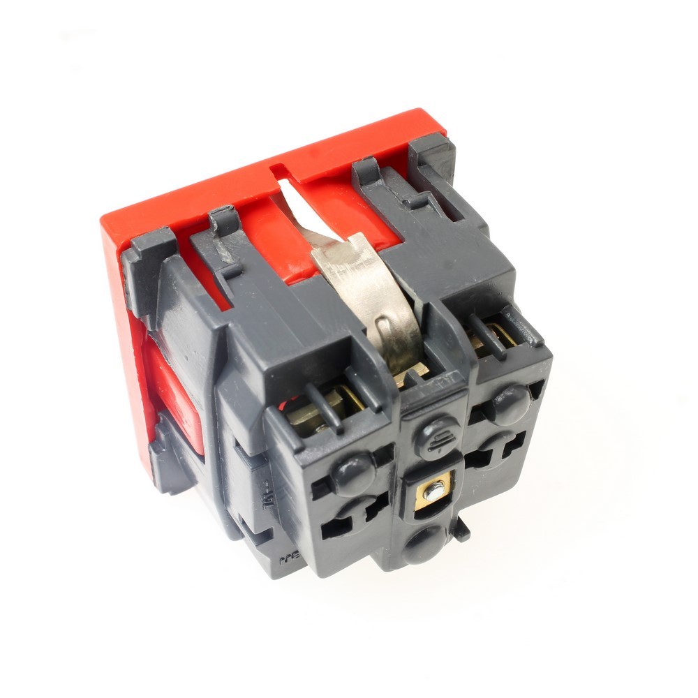 POWER SOCKET 45X45 RED