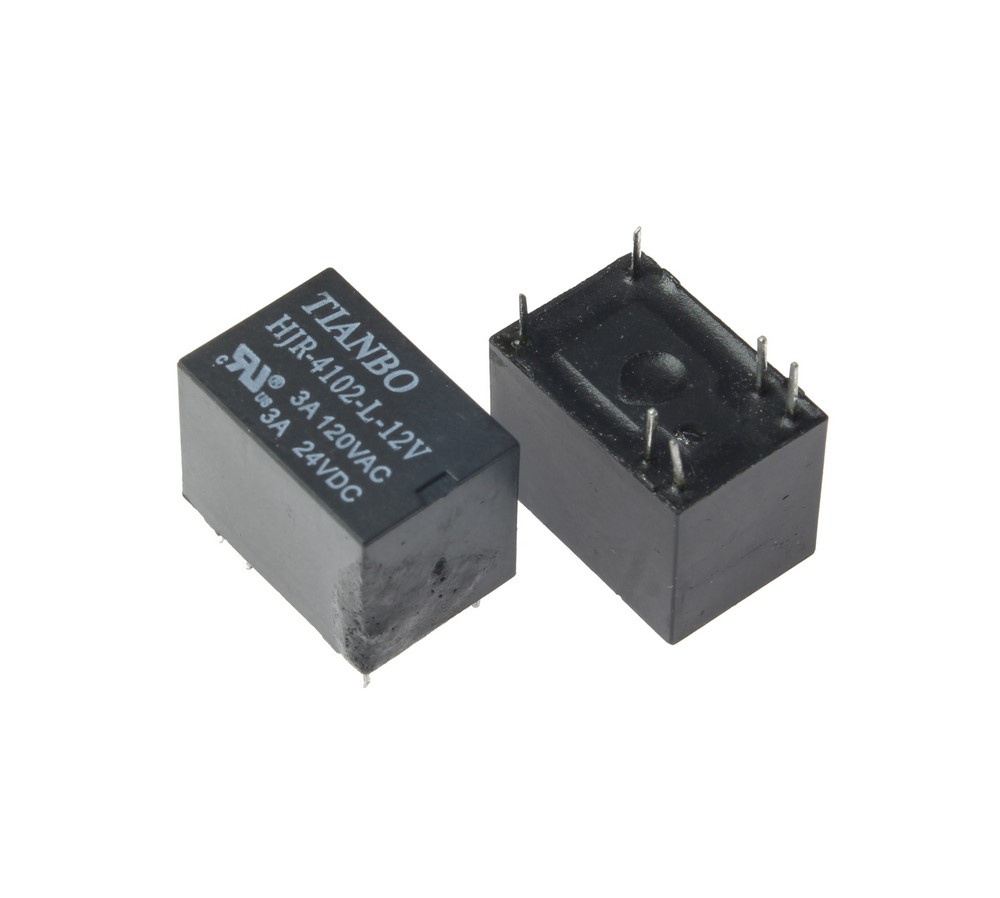 RELAY 12V 3A 1C 6PIN