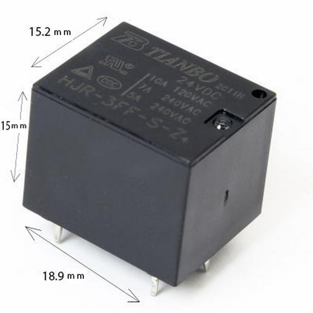 RELAY 24V 7A 1C 5PIN