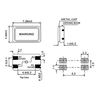 ECS-TXO-5032-120-TR