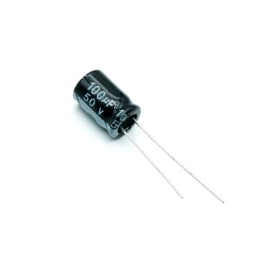 100UF/50V-8X12-105C-BLACK