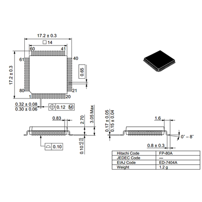 UPD75P308GF-3B9