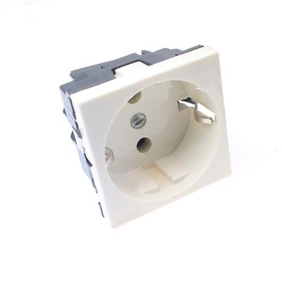 POWER SOCKET 45X45 WHITE